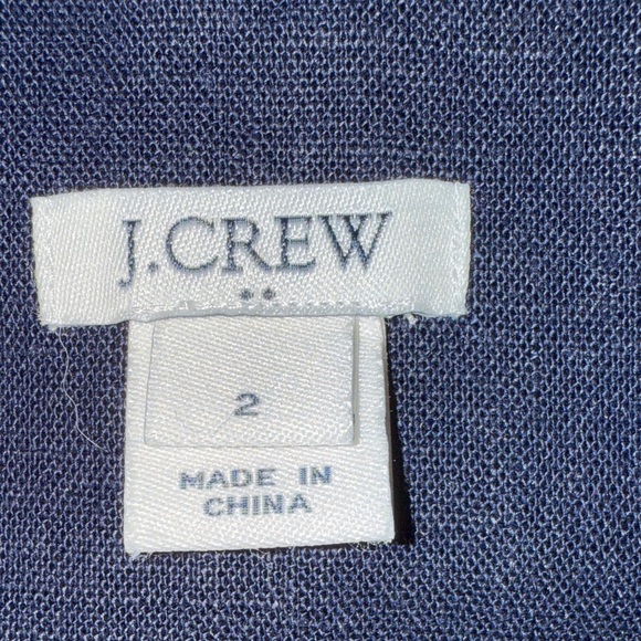 J.Crew Navy with White Trim Blazer and Skirt Set - Picture 8 of 11